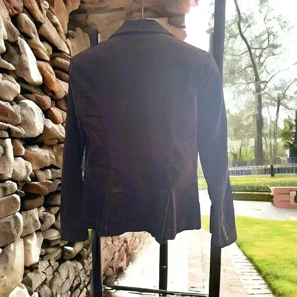 CAbi Down to Earth Dark Brown Corduroy Blazer Dark Academic Chic Jacket Size M - Picture 4 of 9